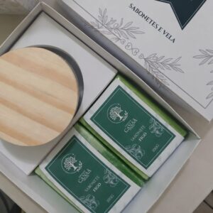 Kit Presente Figo – Sabonetes e Vela Aromática